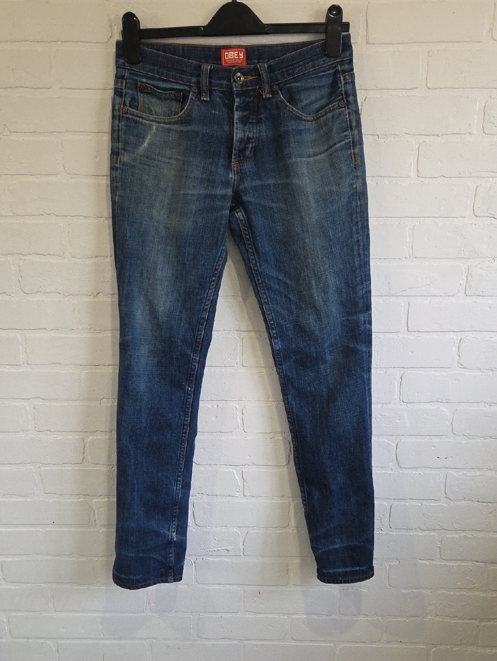 Obey Distressed  Skinny Jeans